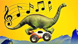 The car-driving brachiosaurus